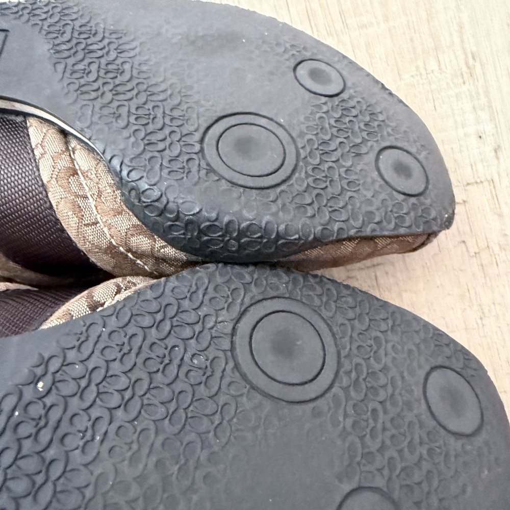 Coach Men's Brown Patterned Sneakers - Picture 8 of 8